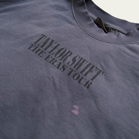 NEW Taylor Swift THE ERAS TOUR Blue Crewneck Sweatshirt sz 2XL *Flaw - Picture 4 of 5